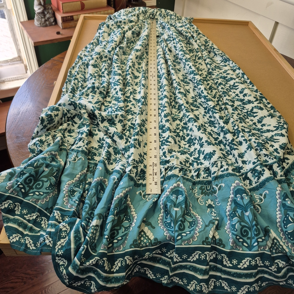 Dress Day Teal Floral Maxi Dress - Picture 9 of 9